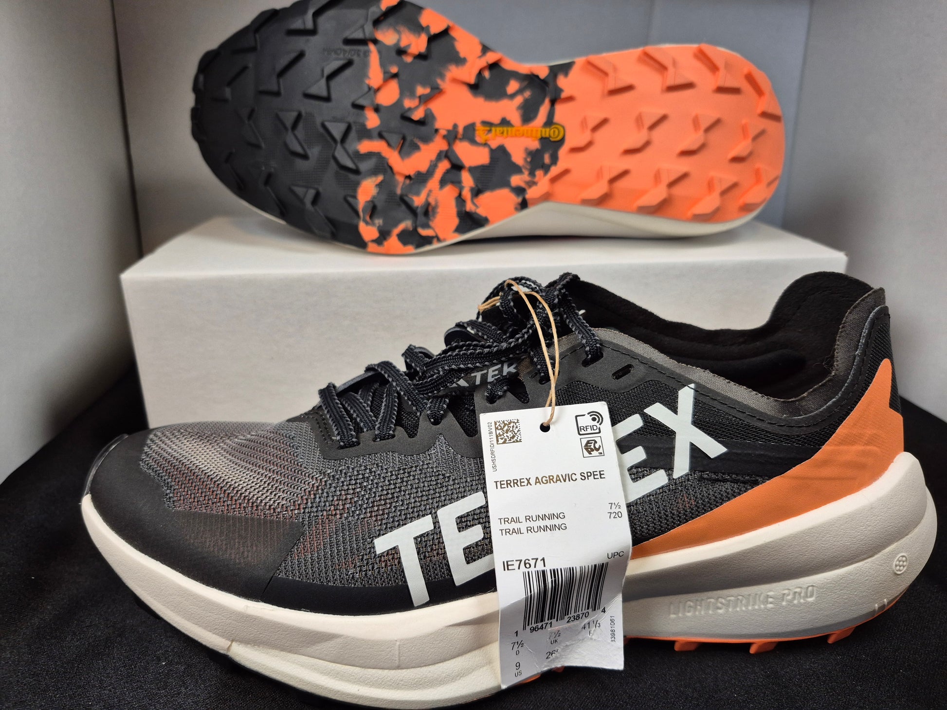 Adidas Men's Terrex Agravic Speed Trail Running Shoe Size 9