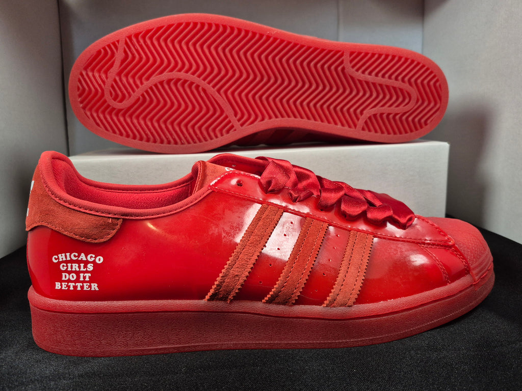 Adidas Originals Men's Superstar Chicago Girls Do It Better ASW Shoe Size 10.5