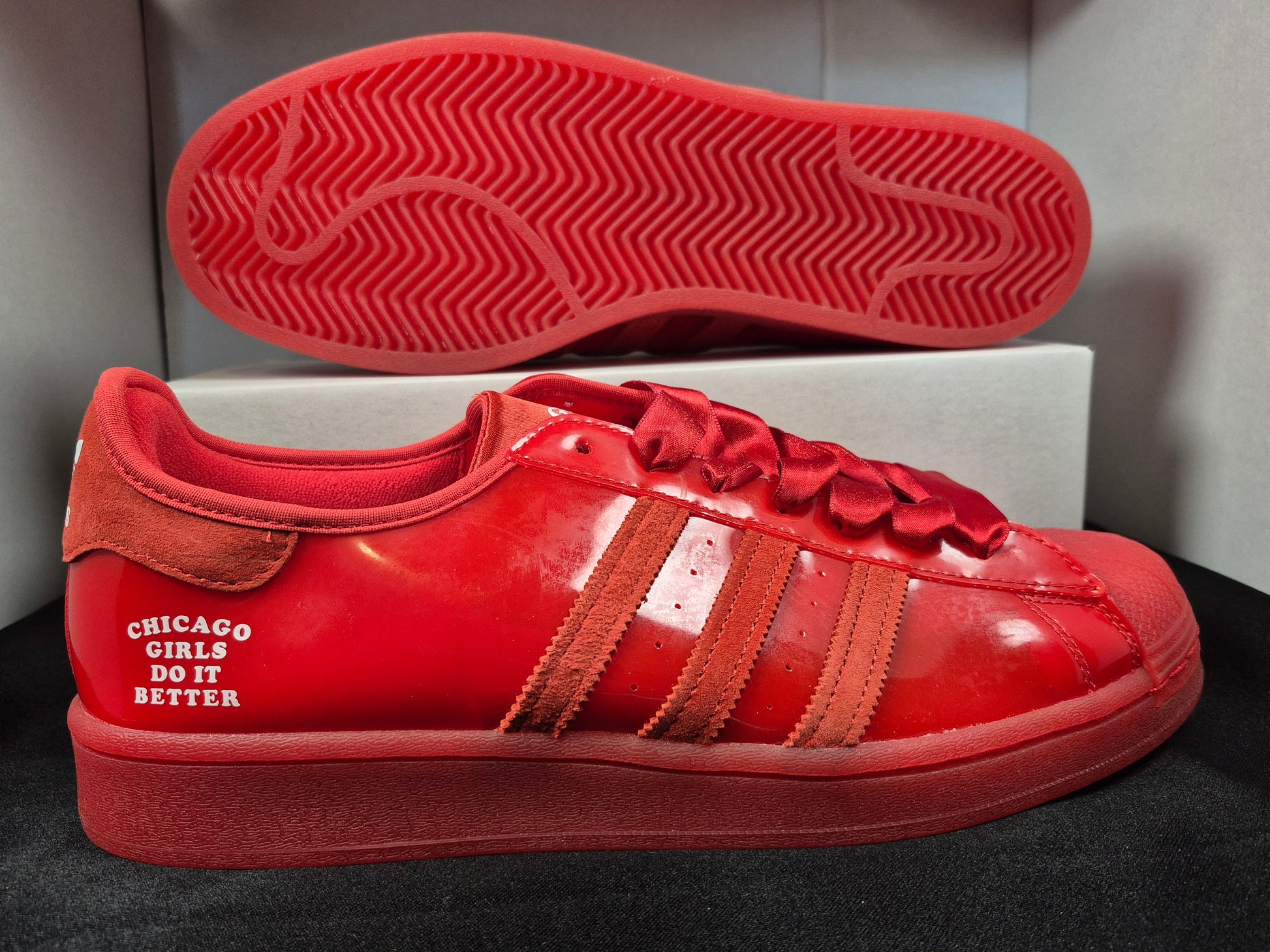 Adidas Originals Men's Superstar Chicago Girls Do It Better ASW Shoe Size 10.5