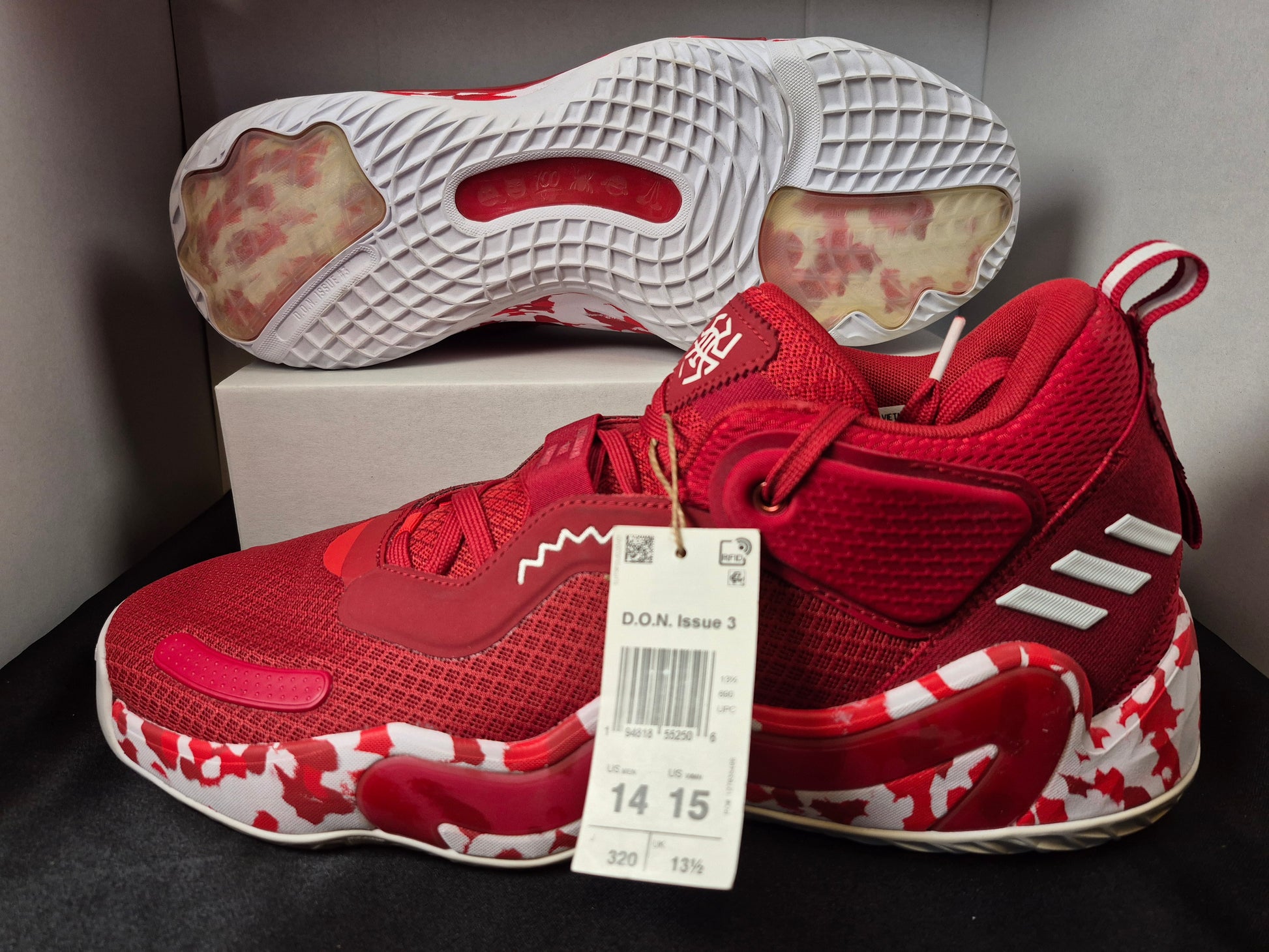 Adidas Men's D.O.N. Issue 3 Basketball Shoe Size 14