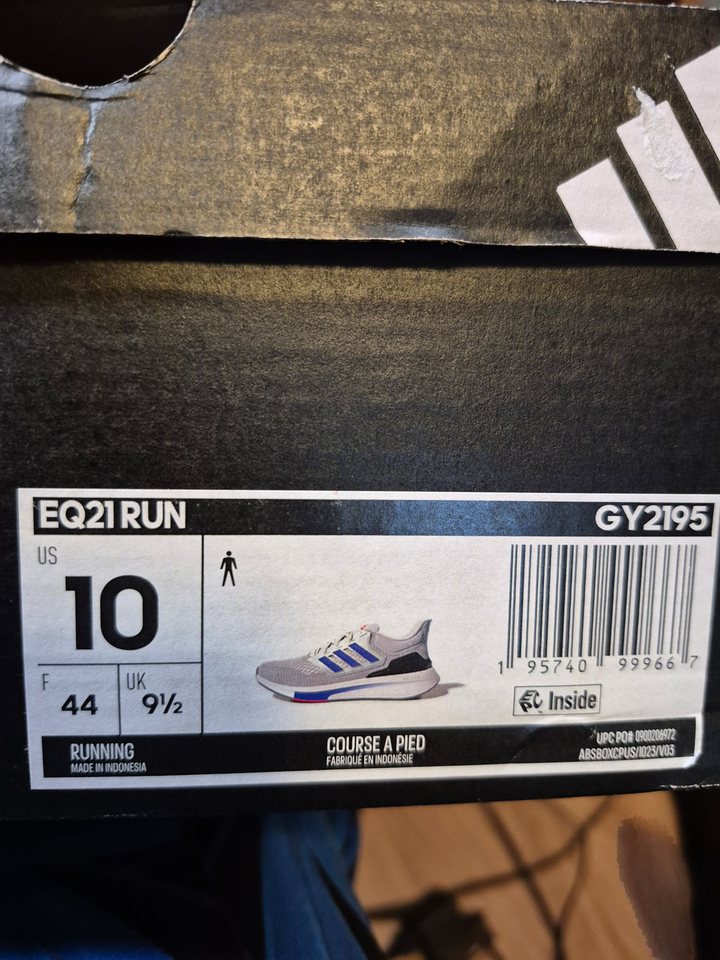 Adidas Men's EQ21 Running Shoe Size 10