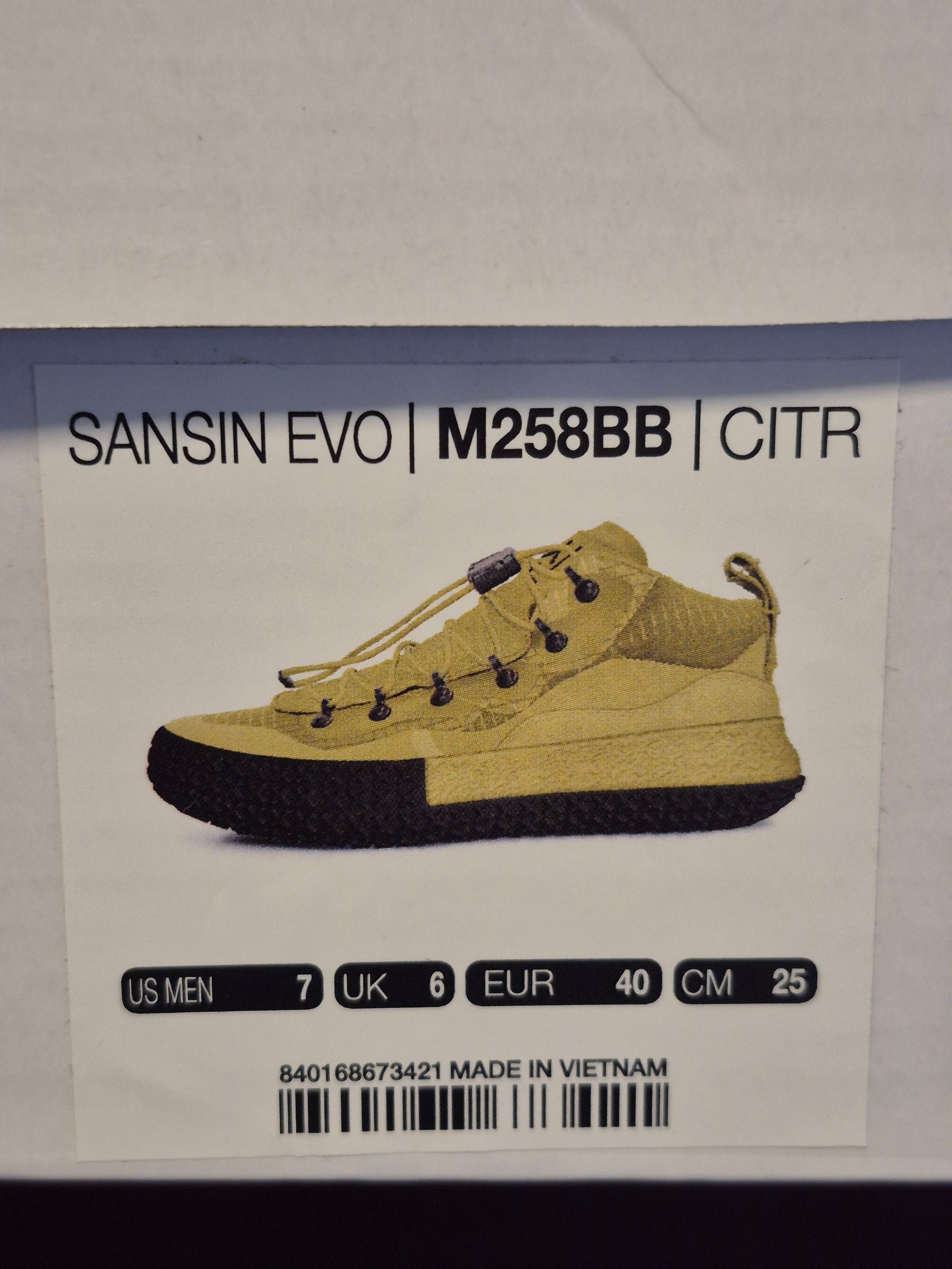 Brand Black Sansin Evo Hybrid Hiking Trail Runner Men's Size 7