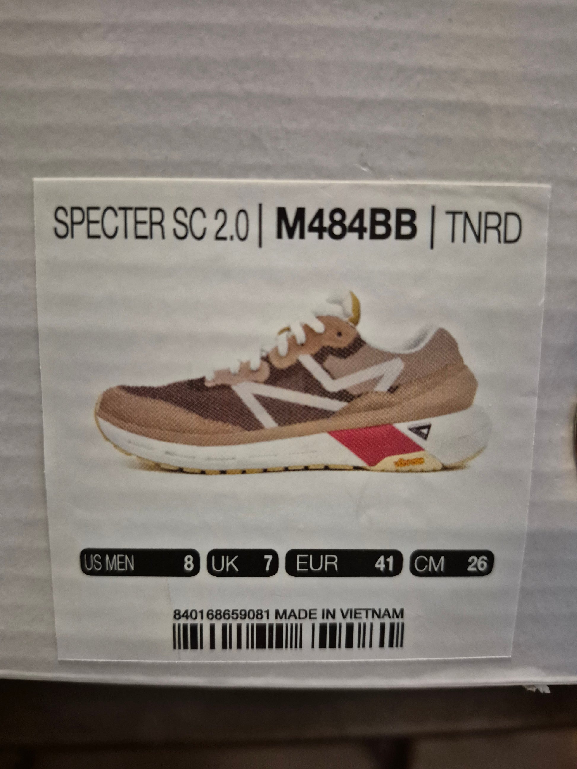 Brand Black Men's Running Specter SC 2.0 Shoe Size 8