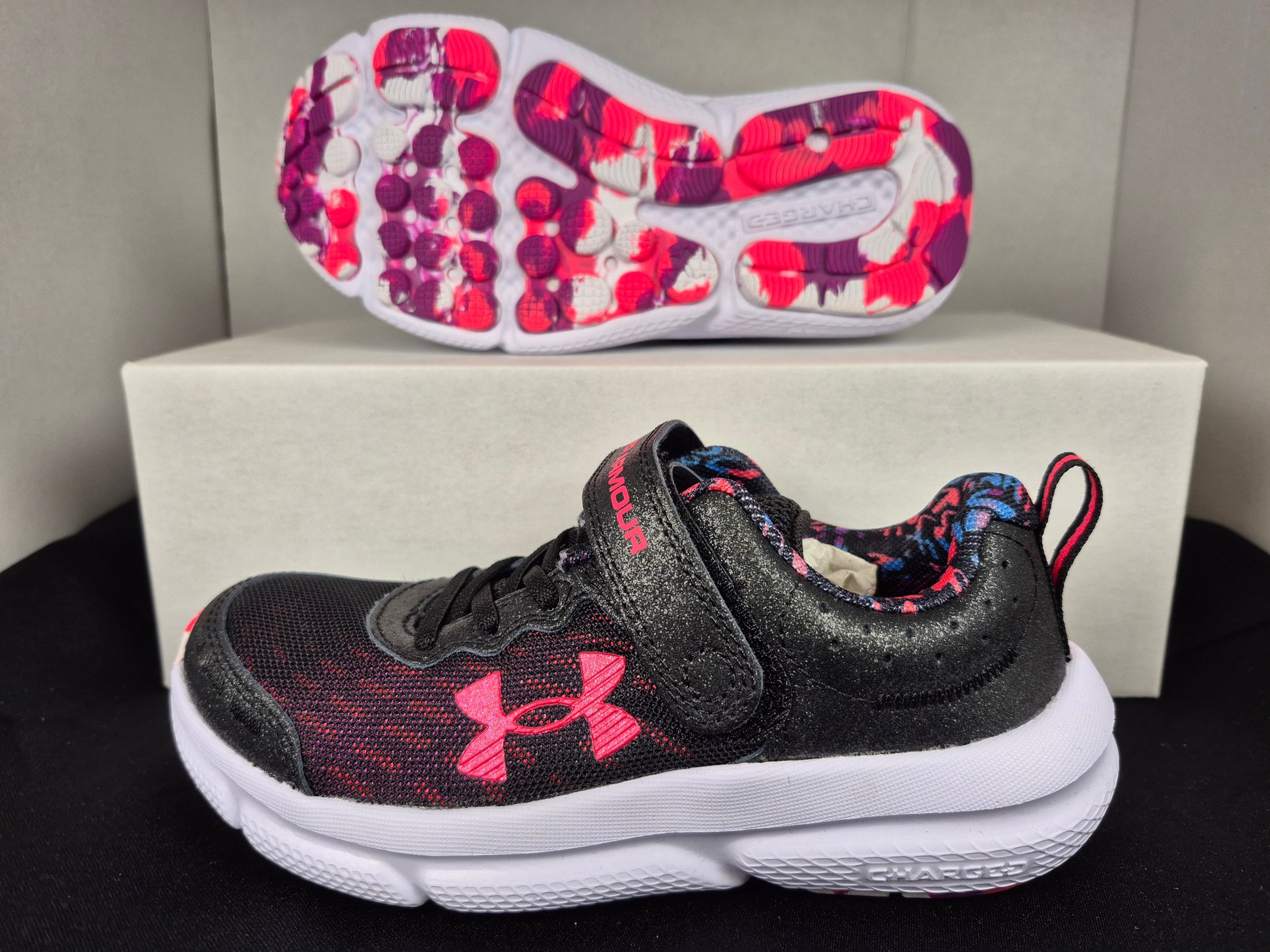 UA GPS Assert 10 AC GLTR Girl's 13.5c