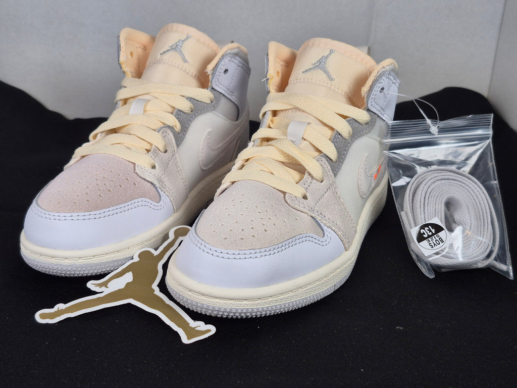 Jordan 1 Mid SE Craft (PS) Kids size 13c