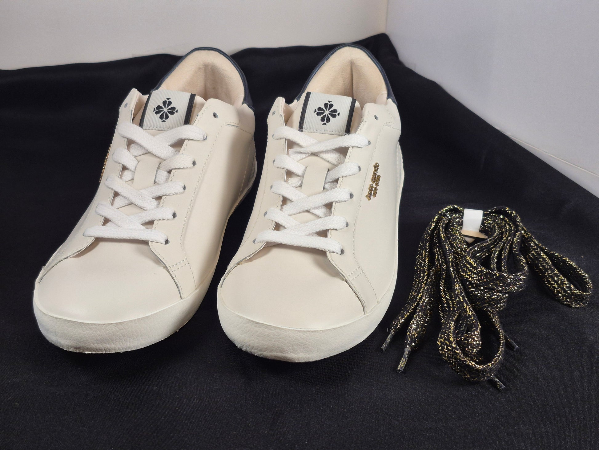 Kate Spade New York Ace Sneaker White/Black women's Size 10